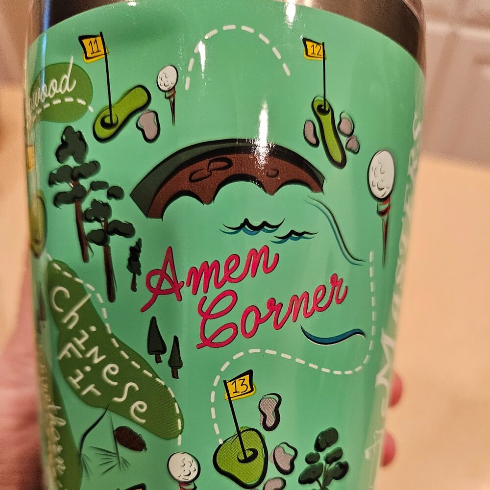 RARE MASTERS AUGUSTA NATIONAL 2019 COLLECTIBLE CORKCICLE HOLES TUMBLER WOODS - Picture 11 of 16